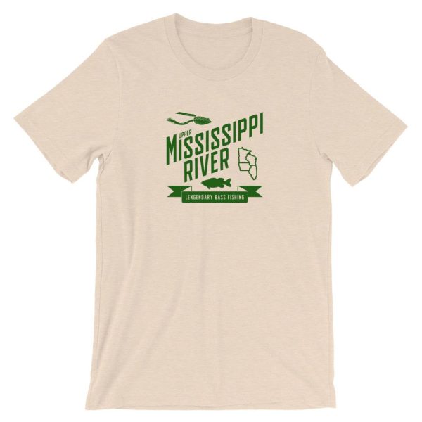 Mississippi River Bass Fishing T-Shirt