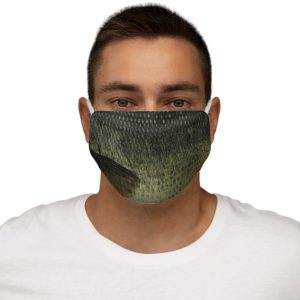 Snug-Fit Polyester Largemouth Bass Face Mask