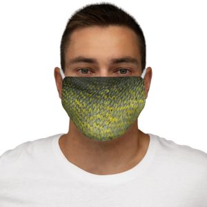 Snug-Fit Polyester Walleye Face Mask