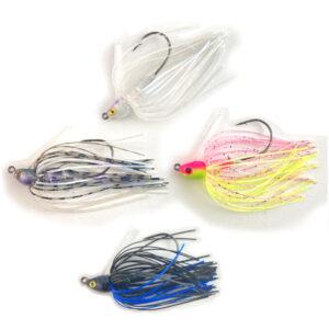3-Pack 1/4-oz. Hand-Tied Northern-Style Swim Jigs with FREE SHIPPING