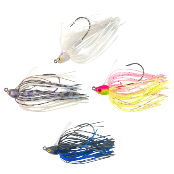 3-Pack 1/4-oz. Hand-Tied Northern-Style Swim Jigs with FREE SHIPPING