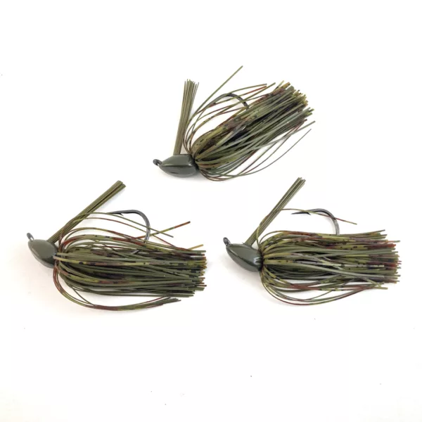 3-Pack Hand-Tied Flat-Eye Flipping Jigs with FREE SHIPPING